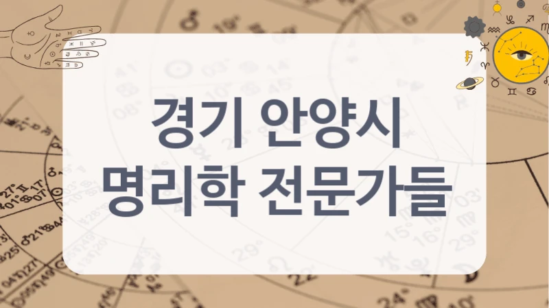 경기 안양시
명리학 전문가들