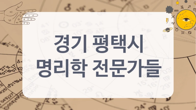 경기 평택시
명리학 전문가들