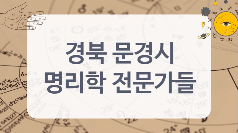 경북 문경시
명리학 전문가들