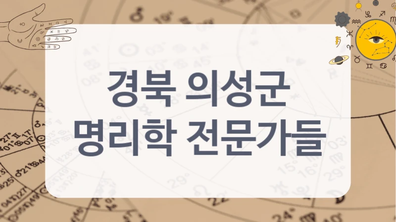 경북 의성군
명리학 전문가들