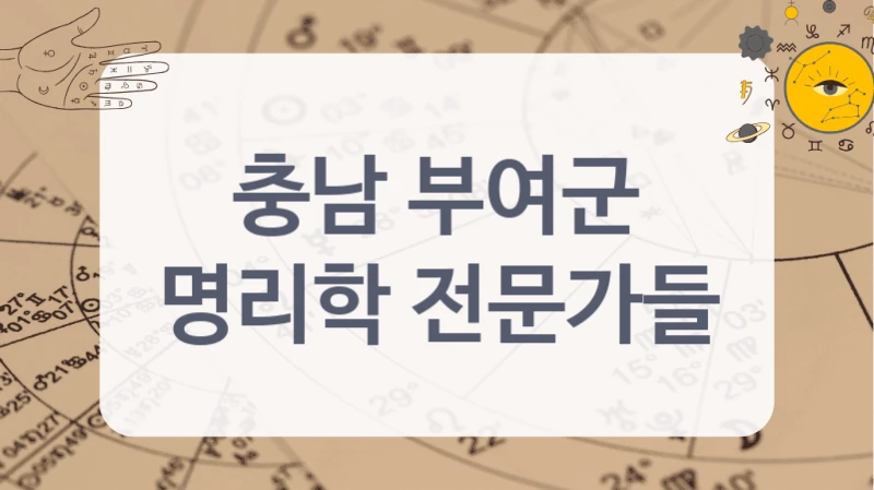 충남 부여군
명리학 전문가들