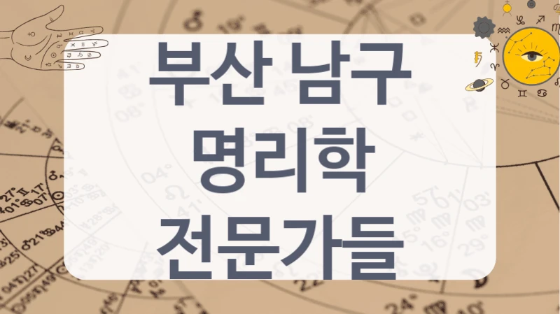 부산 남구
명리학 전문가들