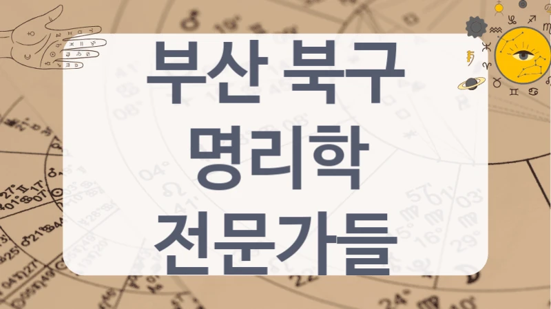 부산 북구
명리학 전문가들