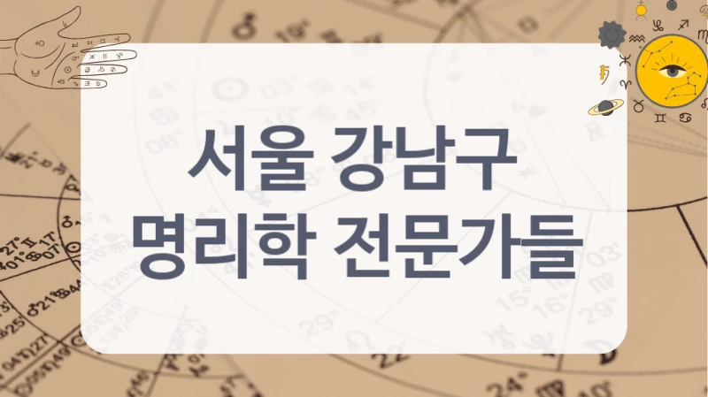 서울 강남구
명리학 전문가들