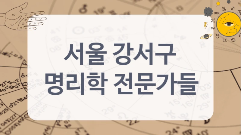 서울 강서구
명리학 전문가들