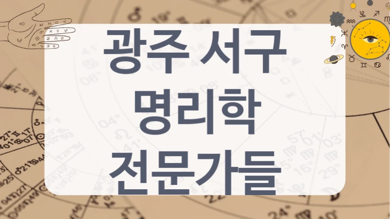 광주 서구
명리학 전문가들